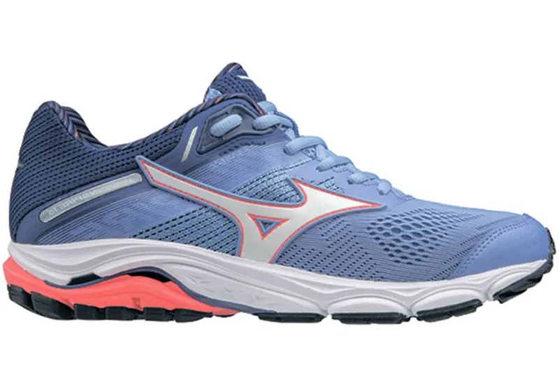 Mizuno Women's Wave Inspire 15 Grey/Red UK 4